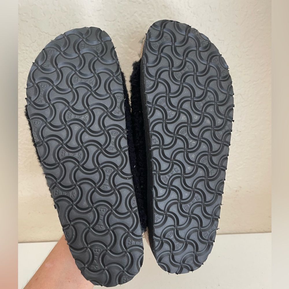 Birkenstock Papillio Arizona Big Buckle Teddy Shearling Slide Sandal 38/7-7.5 - Picture 11 of 15